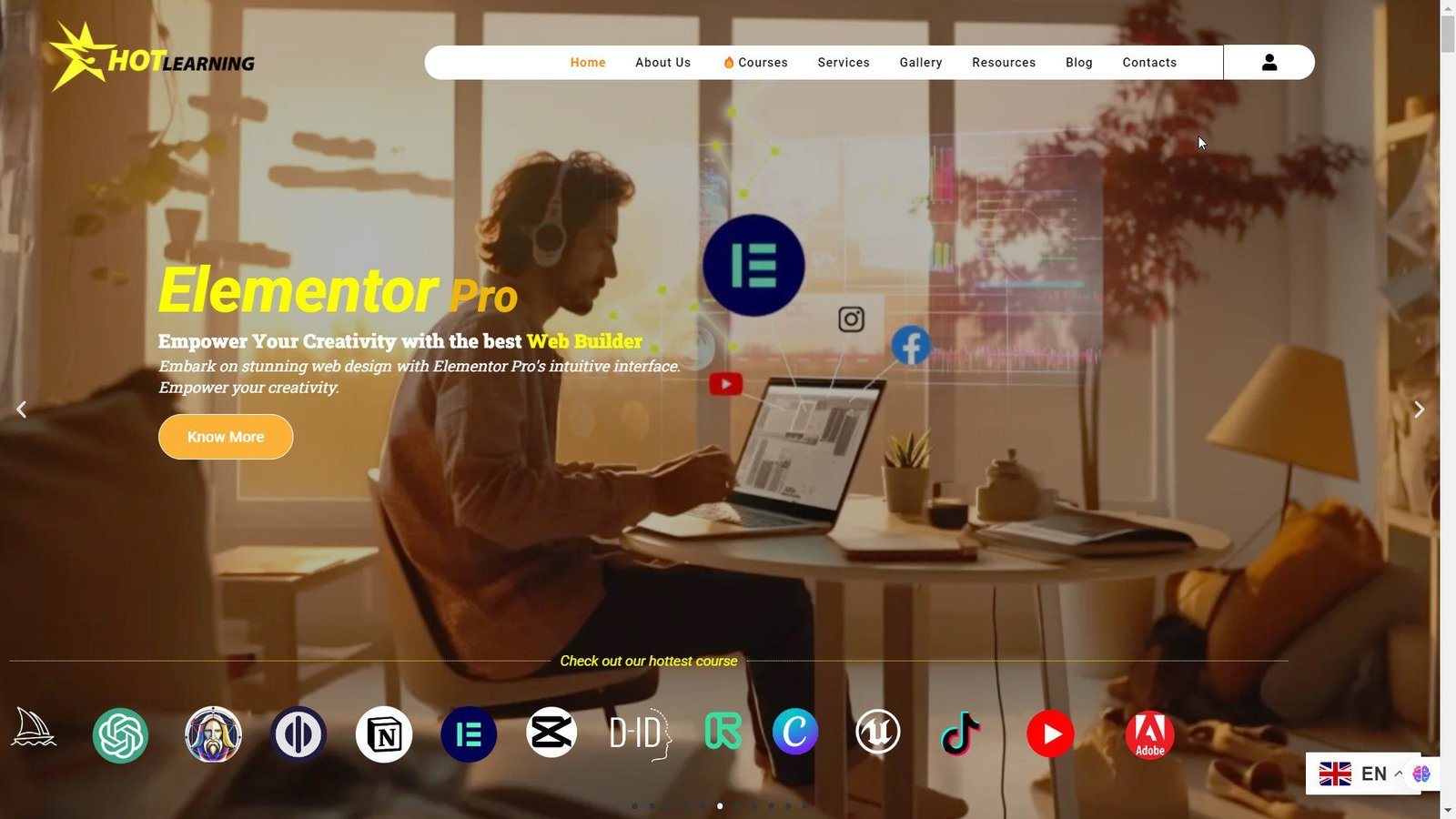hotlearning.com.my Homepage